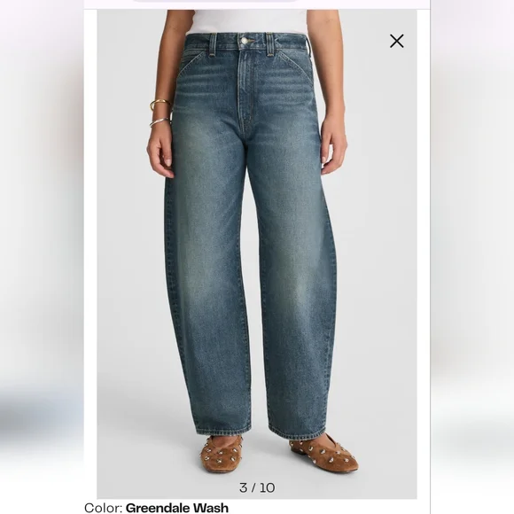 Madewell Balloon Jeans Size 29P - Picture 3 of 13